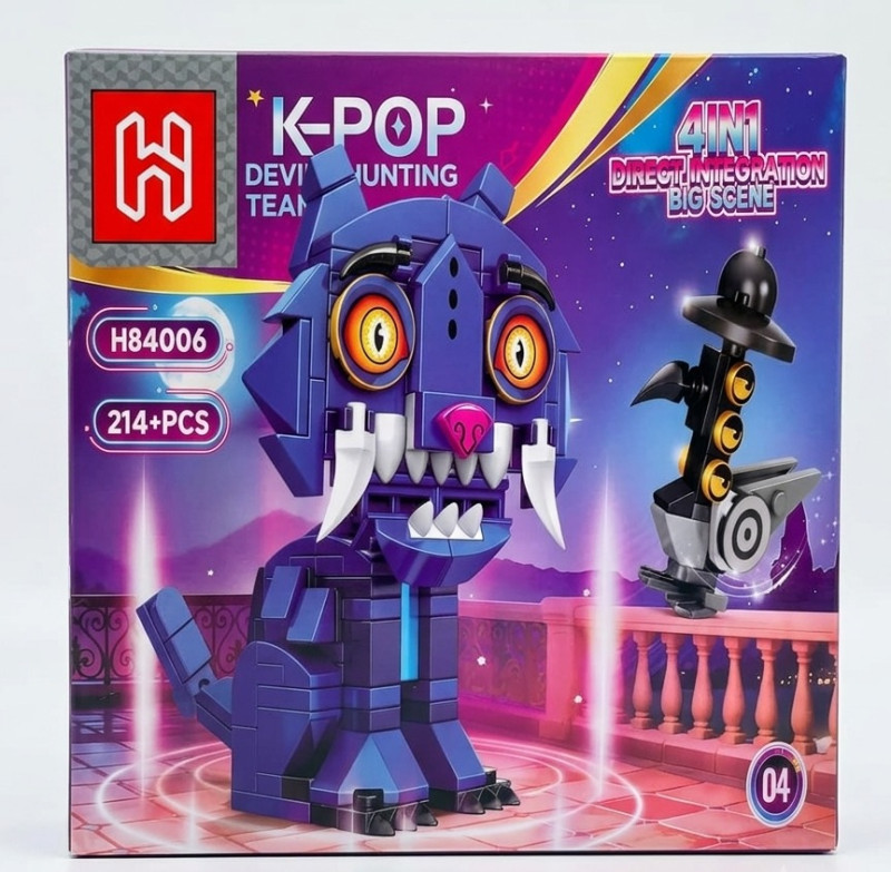 K-Pop Devil Hunting Team Concert Building Set